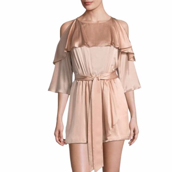 Rachel Zoe Catrina Short Romper Tube Rose Size 0 - Picture 1 of 13
